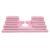for Tonie Shelf Magnetic – Wooden Tonies Organizer with Carrying Bag, 3 Tiered Magnetic Display Shelf for Toniebox Holder, Wall Mount/Countertop Use Tonies Toy Storage for Kids Room (Pink, 2 Row)