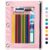 Forvencer Pencil Pouch for 3 Ring Binder, Binder Pencil Case with Binder
