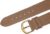 For Watch Band Flat Leather 18mm,20mm L.Brown (Tan) ( A1 Quality)