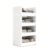 FOUCSSOMEI Closet Storage Organizer with Wood Frame & Fabric Shelves