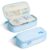 Four Candies Pencil Case,Large Capacity Pencil Pouch—Portable Marker Holder Bag for Home & Office, Soft Supply Organizer (Blue)