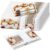 Fourluoo 50 Pack Fall Pumpkin Pocket Tissues Individual Packs Bulk Autumn Flower 3 Ply Wallet Travel Facial Tissues for Fall Wedding Party Supplies