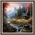 Foxhool Beginners Cross Stitch Kits Stamped Full Range of Embroidery Kits for Adults DIY Cross Stitches kit Embroidery Patterns for Needlepoint kit-Bear Scenery 17.7×17.7 inch