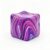 FoxVilla Sensory Swirl Stress Relief Cube, Marble Pattern Squishy Fidget Toy, Large 2.2 Inches, for Kids and Adults (Purple)