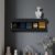 FPbkndwr Wall Mounted Shelf with Hidden Compartment