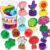 FQKIOMY Counting Color Sorting Flower Matching Game for Kids Ages 3+