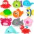 FQKIOMY Montessori Toddler Learning Toys for Boys Girls Ages 1 2 3 Year Old,Fun Little People Ocean Animals Figures Sorting Matching Sensory Toy Gift for Birthday Easter Christmas
