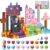 FQOIUD Magnetic Building Blocks 150PCS, STEM Toys Educational Magnet Cubes, Learning Sensory Toys for Kids Ages 3-15, Birthday Gifts for Boys & Girls