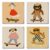 FQOVKYN 4 Pack Framed Paint by Numbers Kit for Kids, Funny Animal Paint by Numbers for Kids Ages 6-12, Easy Acrylic Oil Painting Kits for Home Wall Decoration 8×8 inch