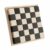 FQRDKT Children Building Blocks Wooden Mosaic Blocks Set Rainbow Blocks Color Sorting Pattern Making Basswood Smooth Finish Hands On Stacking Open Ended Play, Black and White