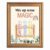 Framed Canvas Wall Art Boho Science Magic Pastel Test Tubes Watercolor Illustration Canvas Print Poster Gold Frame Wall Decor for Classroom Playroom Cute Poster, STEM Art – Inch 8×10