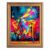 Framed Canvas Wall Art Graffiti Street Art Spray Paint Can Neon Paint Drips Canvas Print Poster Gold Frame Wall Decor for Living Room Office Modern Wall Art, Colorful Poster – Inch 24×36