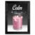 Framed Canvas Wall Art Kitsch Glamour Calm Candle Pink Glitter Jar on Dark Grey Canvas Print Poster Black Frame Wall Decor for Bathroom Vanity Sparkling Decor, Girly Wall Art – 24×36 Inch