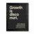Framed Canvas Wall Art Minimalist Swiss Growth Quote Charcoal Background Cream Typography Canvas Print Poster Black Frame Wall Decor for Office Study Motivational Decor, Modern Art – Inch 8×10