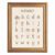 Framed Canvas Wall Art Nursery Dinosaur Alphabet Cream Pastel Baby Ankylosaurus Canvas Print Poster Gold Frame Wall Decor for Kids Playroom Cute ABC Art, Educational Decor – Inch 16×20