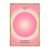 Framed Canvas Wall Art Pink Aura Gradient Motivational Quote Poster Art Print Paintings Pictures Aesthetic Trendy Wall Decor for Living Room Bedroom Dorm Apartment Office Decor (Framed,24W X36L)