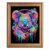 Framed Canvas Wall Art Pop Art Koala with Headphones Neon Pink Psychedelic Animal Portrait Canvas Print Poster Gold Frame Wall Decor for Bedroom Music Room, Colorful Street Art – Inch 8×10