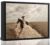 Framed Fashion Black Girl Riding Horse Canvas Wall Art 12×16 inch