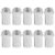 FRCOLOR 30pcs Iron Tom Lug Swivel Nuts for Drum Set Replacement Parts Enhanced Durability and Secure Drum Lug Connection Silver Hardware for Floor and Snare Accessories