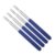 FRCOLOR 4pcs Handheld Retractable Teacher Pointer Stick for Classroom Presentations, Portable Stainless Steel Presenter Pointer with Adjustable Length for Chalkboard and Blackboard Use