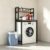Freestanding 2-Tier Over Washer Dryer Shelf, Laundry Bathroom Storage