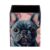 French Bulldog Pen Holder Leather Pencil Organizer Makeup Brush Holder
