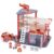 Freniland Wooden Fire Station Playset, 4-Level Pretend Play Firehouse with Fire Truck, Helicopter, Figures & Accessories, Educational Role Play Toy for Toddlers Kids Age 3+