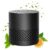 Fresh Core Fridge Deodorizer Odor Eliminator – Reusable Refrigerator Freshener, 10-Year Catalytic Air Purifier for Freezer Closet(Black)