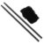Friction Electrification Experiment Kit, Rubber & Glass Rod with Fur Set, Static Electricity Physics Teaching Aid for Electrostatic Phenomenon Demonstration