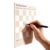 Fridge Planner Calendar Dry Erase Meal Organizer Board