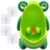 Frog Pee Training,Cute Potty Training Urinal for Boys with Funny Aiming Target,Green Urinals for Toddler Boy