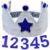 FROG SAC Birthday Crown for Boys – Interchangeable Numbers 1-5 Years Old, Kids Happy Birthday King Headband Crowns, Boy Party Hat Accessories (Silver/Blue)