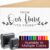 from Our Home to Yours with Branch Envelope Self-Inking Stamp – Minimal Beautiful Self-Inking Rubber Stamper – Clear Image Every Time, Made in USA – 1-1/2 Inch Small – 1 Count