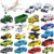 Frontoytall 24 Pieces Cars & Trucks Toy Set for Toddlers, Boys & Girls – Die-Cast Vehicles with BPA-Free Plastic, Kids Birthday Gifts, Party Favors, Easter & Holiday Stocking Stuffers (Ages 3+)