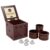 Front Porch Classics, Liar’s Dice Game Set – The Classic Bluffing Game for 2 to 4 Players – Includes 4 Shaker Cups, 30 Dice, Dice Storage Bag and Wood Storage Case and easy Travel.