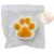 Frozen Butter Texured Squishy, Cream Cake Cat Paw Squishy for Adults，Orange