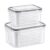 Fruit Storage Containers with Removable Colander, Berry Keeper for Fridge