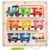 Fruit Train Maze Magnetic Busy Board & Travel Toy for Toddlers Ages 2-4