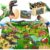 FRUSE Jurassic Dinosaur Toys with Dino Figures and Jumbo Play Mat for Kids