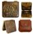 FSOUEHY Metal DND Dice Set 7-in-1 Spinner with Dragon Case – Ancient Bronze