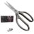 FTECYBO Heavy Duty Scissors 8.5”, All Purpose, Leather Scissors, Reinforced Stainless Steel Blades with Metal Handles for Home, Office, Easy Cutting Cardboard, Fabric, Carpet, Leather, etc