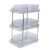 FTVOGUE 3 Tier Bathroom Organizer with Pull Out Shelves (3 Layers Shelf)