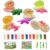 Fuijeuj Playdough Dinosaur Eggs Sets for Kids Ages 3-6,Dino Dough Play Molds Toys Gifts,Play Clay Accessories Dinosaur Toys Present for 3 4 5 6 7 8 Year Old Girls Boys