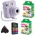 FUJIFILM INSTAX MINI 13 Instant Film Camera – Fujifilm Instax Mini Instant Film for Mini Camera…(Dreamy Purple Camera, 2 x Mini Twin Pack + 4 AA Batteries)