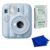 Fujifilm Instax Mini13 Instant Film Camera (Frost Blue) Bundle with Additional Accessories