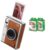 Fujifilm Instax Mini EVO Instant Camera (Brown + Extra Film (20 Sheets))