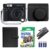 Fujifilm INSTAX Wide 400 Instant Camera Black + MiniMate Accessory Bundle & Compatible Custom Case + Fuji Film Value Pack 20 Sheets Accessories Bundle with Album