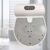 Full Body Dryer for After Shower Negative Skin 1300W Dry Machine Human with Sensor, Natural Warm Air Wind and Cool,with Weightscale