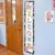 Fullhawl Pastel Welcome Classroom Banner Composition Notebook Back to School Welcome Sign Classroom Door Decoration for Elementary Preschool Wall Bulletin Board First Day of School, 39.37” x 7.8”