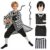 Full Set Kids Boys Anime Halloween Cosplay Costume Uniform Kimono（150）
